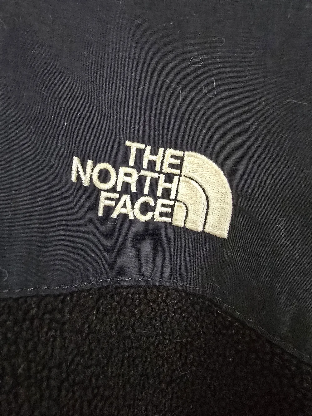 The North Face Black Two-Tone Fleece Vest